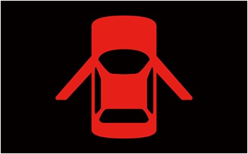 半ドア警告灯（赤）｜出典: JAF